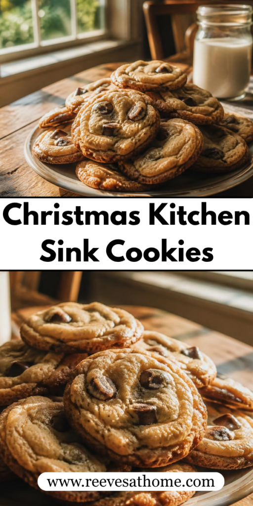 Christmas kitchen sink cookies, Christmas kitchen sink cookies recipe, easy Christmas kitchen sink cookies, holiday kitchen sink cookies, Christmas cookies with pretzels, sweet and salty Christmas cookies, Christmas candy cookies, Christmas cookies with chocolate chips, soft and chewy Christmas cookies, Christmas cookies with M&Ms, loaded Christmas cookies, Christmas monster cookies, festive holiday cookies, Christmas cookie recipes, easy holiday baking recipes, Christmas cookies for cookie exchanges, best Christmas kitchen sink cookies, Christmas kitchen sink cookies with pretzels, Christmas kitchen sink cookies with M&Ms, sweet and salty holiday cookie recipe, Christmas cookies loaded with chocolate and candy, easy cookies for Christmas cookie exchanges, colorful Christmas cookies with red and green candy, homemade Christmas cookies for holiday parties, Christmas cookies using leftover candy, bakery-style Christmas kitchen sink cookies, Christmas cookies with white chocolate and pretzels, festive cookies for holiday dessert trays, make-ahead Christmas cookie recipes, Christmas cookie ideas, Christmas dessert recipes, easy Christmas treats, holiday cookie recipes, Christmas baking ideas, Christmas sweets and treats, Christmas party desserts, Christmas cookie exchange ideas, festive Christmas desserts, homemade holiday treats, Christmas dessert table, easy holiday desserts, Christmas treats to make with kids, cute Christmas cookies, best holiday cookies