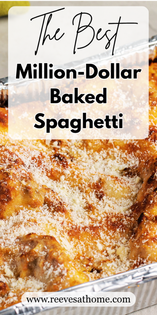 Million-Dollar Spaghetti Casserole, Million-Dollar Spaghetti, million dollar spaghetti recipe, baked spaghetti casserole, creamy baked spaghetti, cheesy spaghetti casserole, easy spaghetti casserole, spaghetti casserole with cream cheese, spaghetti casserole with ground beef, family dinner recipes, easy comfort food recipes, Italian casserole recipes, make-ahead casserole, weeknight dinner ideas, budget-friendly dinner recipes, cheesy pasta bake, potluck casserole recipes, oven-baked spaghetti.